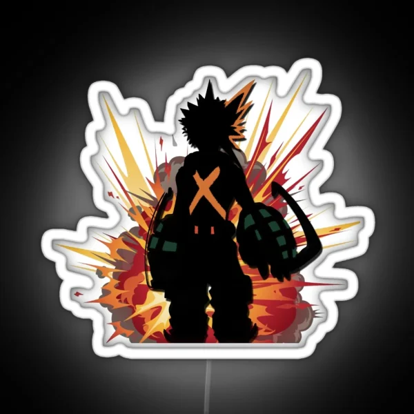 Bakugou Explosion RGB Neon Sign