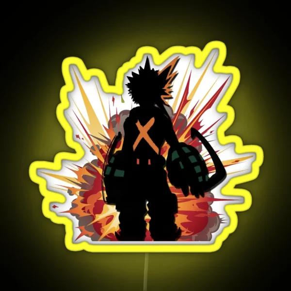 Bakugou Explosion RGB Neon Sign