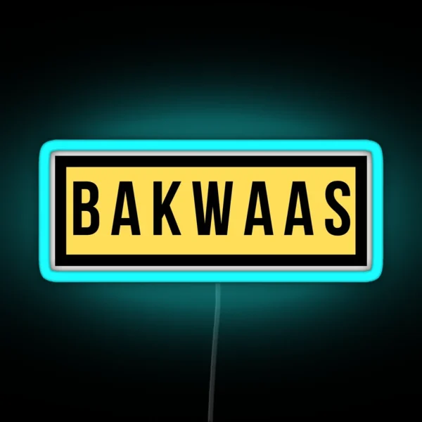Bakwaas RGB Neon Sign