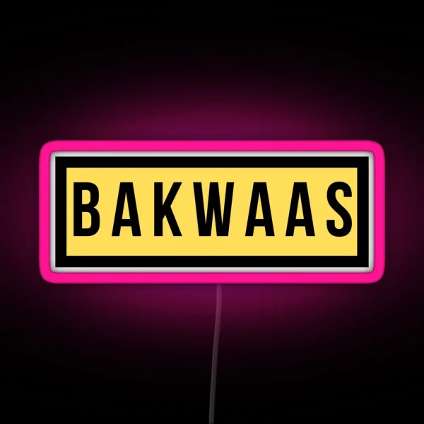 Bakwaas RGB Neon Sign