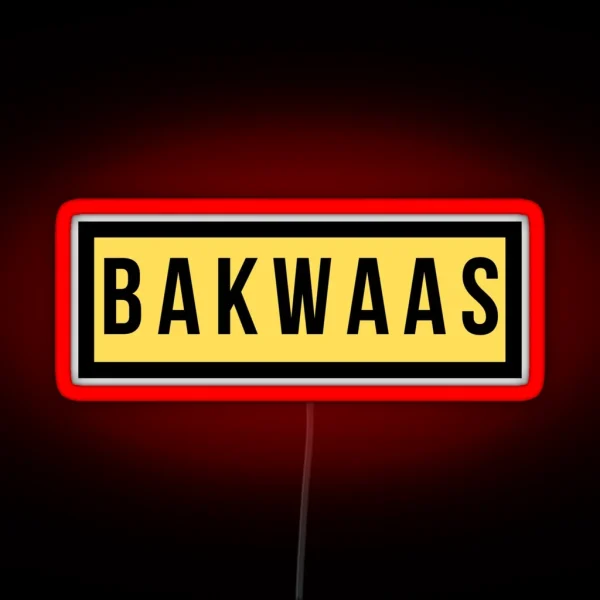 Bakwaas RGB Neon Sign