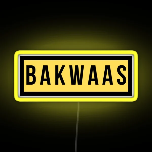 Bakwaas RGB Neon Sign
