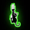 Balck Cat Led RGB Neon Sign - Image 3
