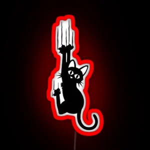 Balck Cat Led RGB Neon Sign