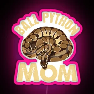 Ball Python Mom Snake Led RGB Neon Sign