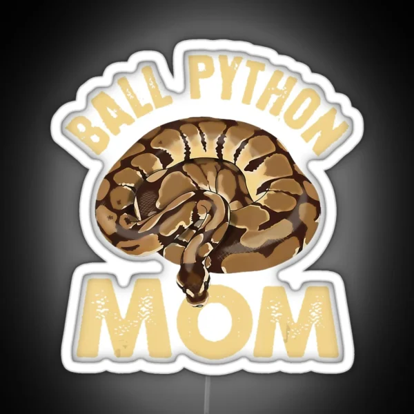 Ball Python Mom Snake Led RGB Neon Sign