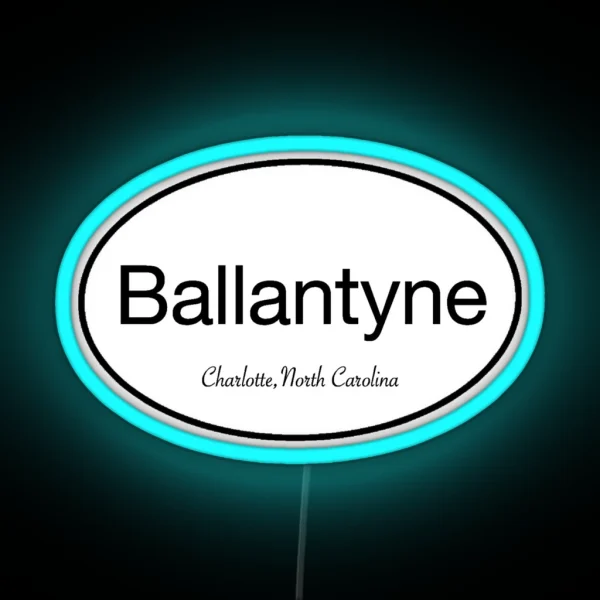 Ballantyne Charlotte NC RGB Neon Sign