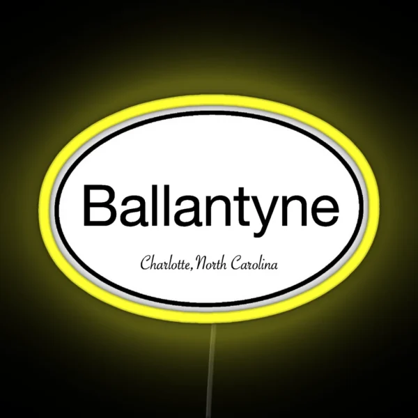 Ballantyne Charlotte NC RGB Neon Sign