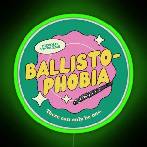 Ballistophobia Piccolo RGB Neon Sign