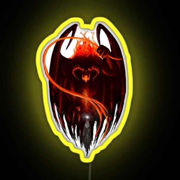 Balrog RGB Neon Sign