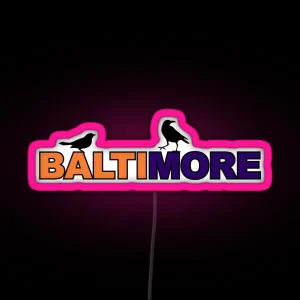 Baltimore Birds RGB Neon Sign