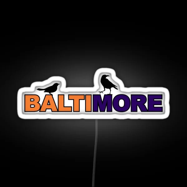 Baltimore Birds RGB Neon Sign