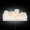 Baltimore Maryland RGB Neon Sign