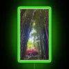 BAMBOO GARDEN PATH WALKWAY BAMBOO FLOWERS RGB Neon Sign - Image 3