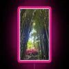 BAMBOO GARDEN PATH WALKWAY BAMBOO FLOWERS RGB Neon Sign - Image 6