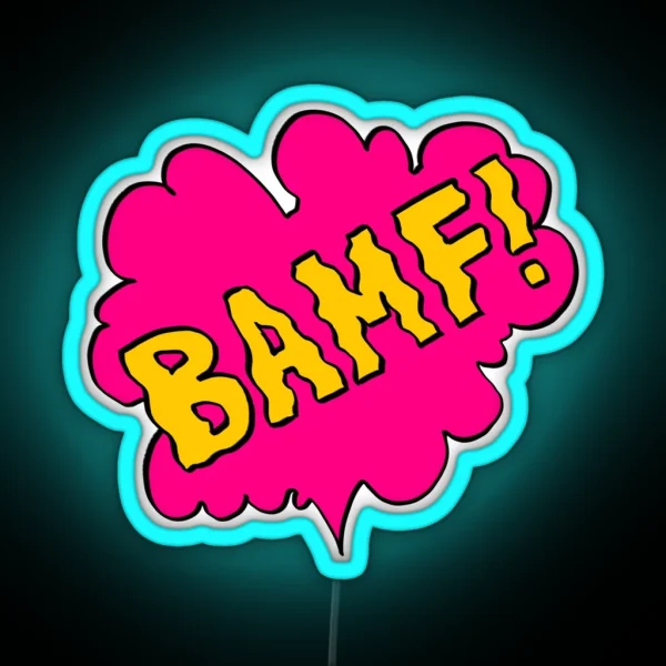 BAMF RGB Neon Sign