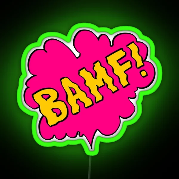 BAMF RGB Neon Sign