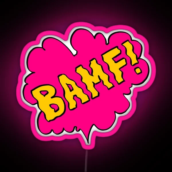 BAMF RGB Neon Sign