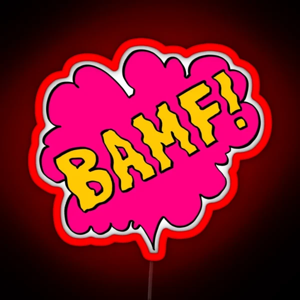 BAMF RGB Neon Sign