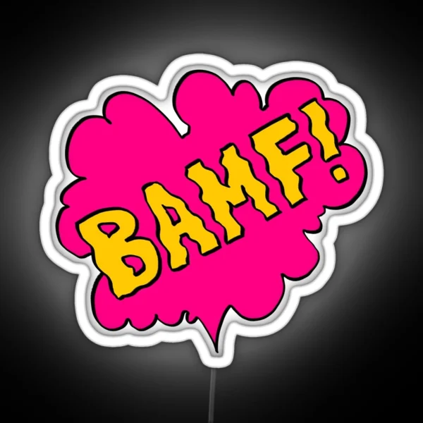 BAMF RGB Neon Sign