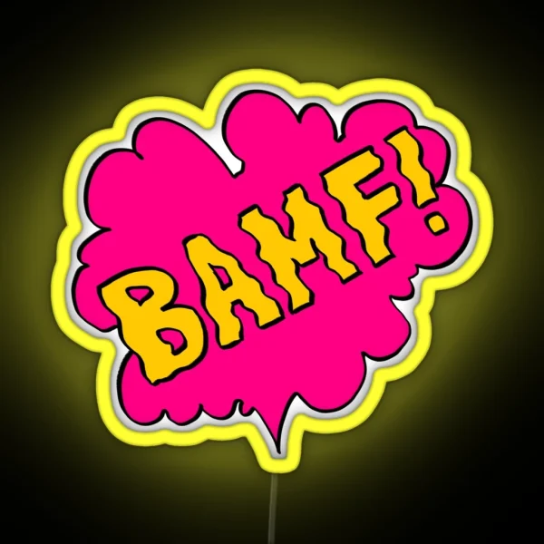 BAMF RGB Neon Sign