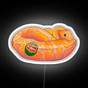 Banana Ball Python RGB Neon Sign