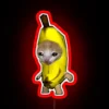Banana Kitten RGB Neon Sign - Image 2