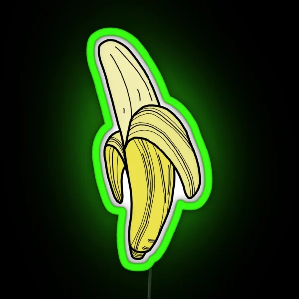 Banana LIME RGB Neon Sign