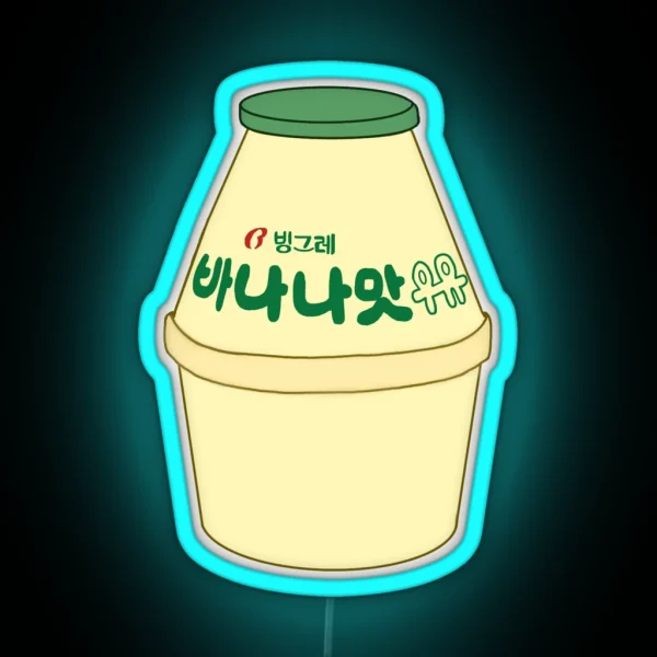 Banana Milk RGB Neon Sign