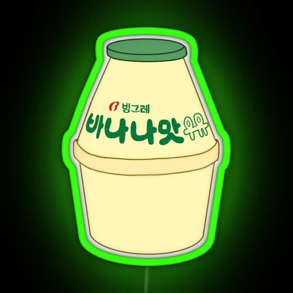 Banana Milk RGB Neon Sign