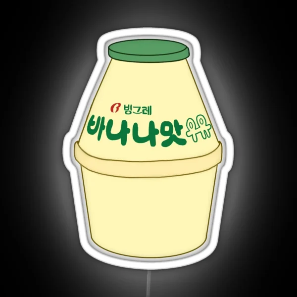 Banana Milk RGB Neon Sign