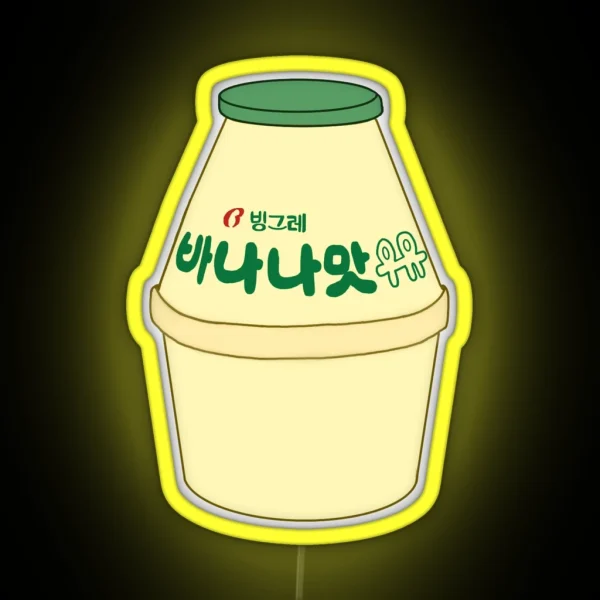 Banana Milk RGB Neon Sign