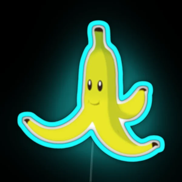 Banana Peel RGB Neon Sign