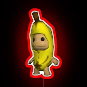 Banana Sackboy RGB Neon Sign