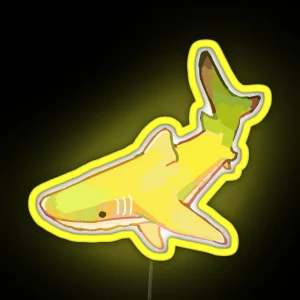 Banana Shark RGB Neon Sign