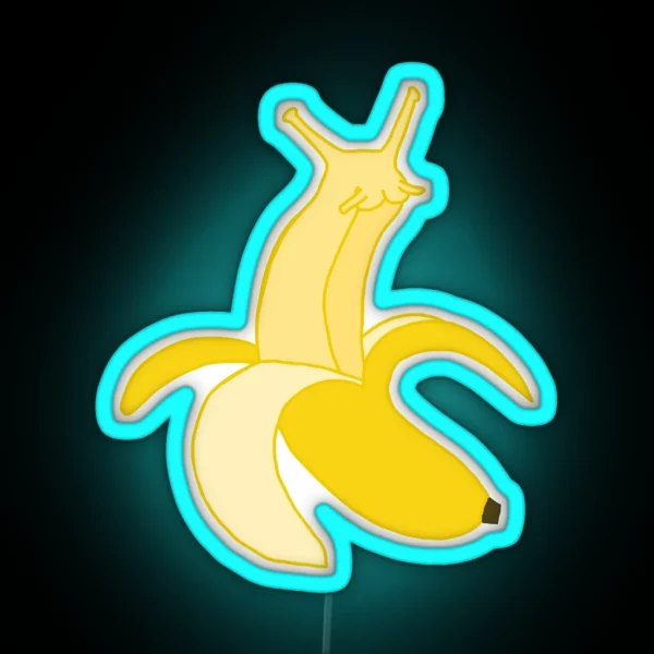 Banana Slug RGB Neon Sign