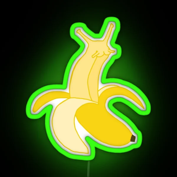Banana Slug RGB Neon Sign