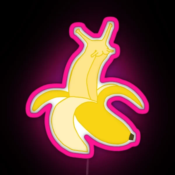 Banana Slug RGB Neon Sign