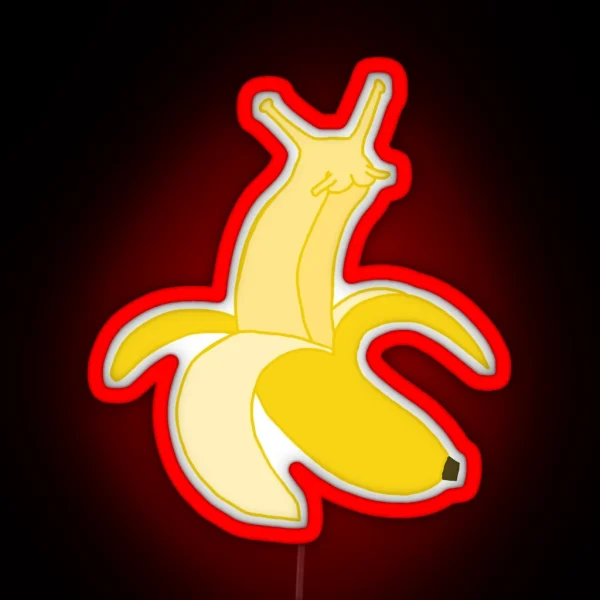 Banana Slug RGB Neon Sign