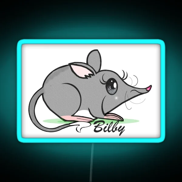 Bandicoot Bilby RGB Neon Sign