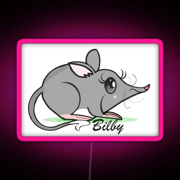 Bandicoot Bilby RGB Neon Sign