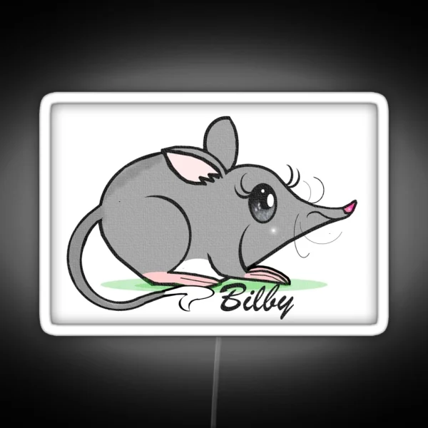 Bandicoot Bilby RGB Neon Sign