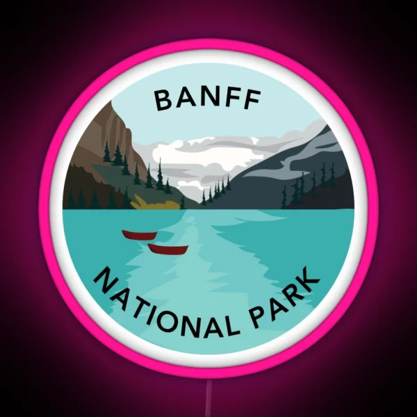 Banff National Park RGB Neon Sign