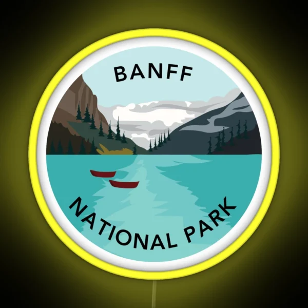 Banff National Park RGB Neon Sign