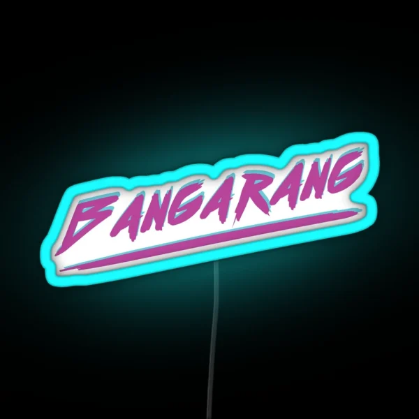 Bangarang RGB Neon Sign