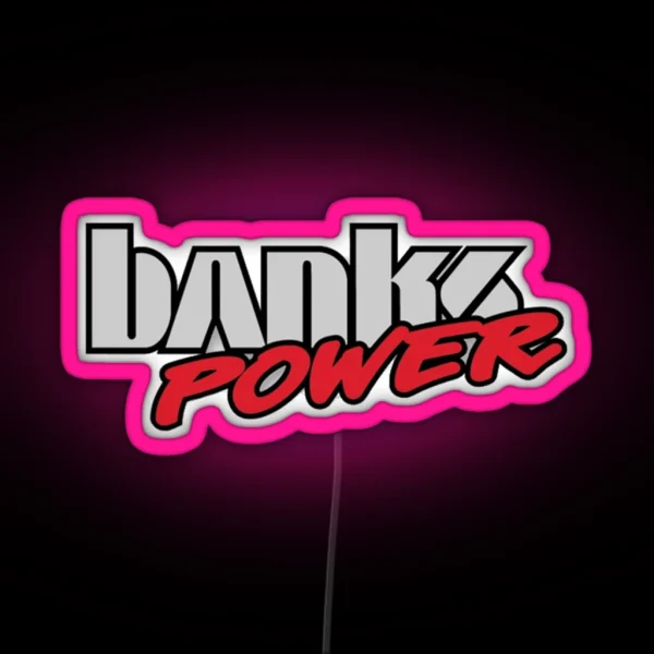 Banks Diesel Power RGB Neon Sign