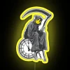 Banksy Grim Reaper Clock RGB Neon Sign - Image 5