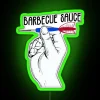 Barbecue Sauce Bullseye RGB Neon Sign - Image 4