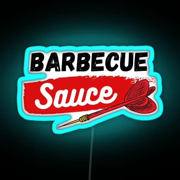 Barbecue Sauce RGB Neon Sign