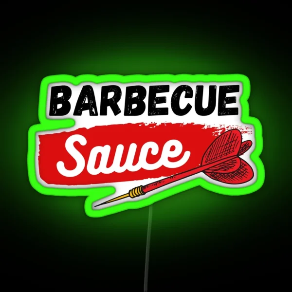 Barbecue Sauce RGB Neon Sign